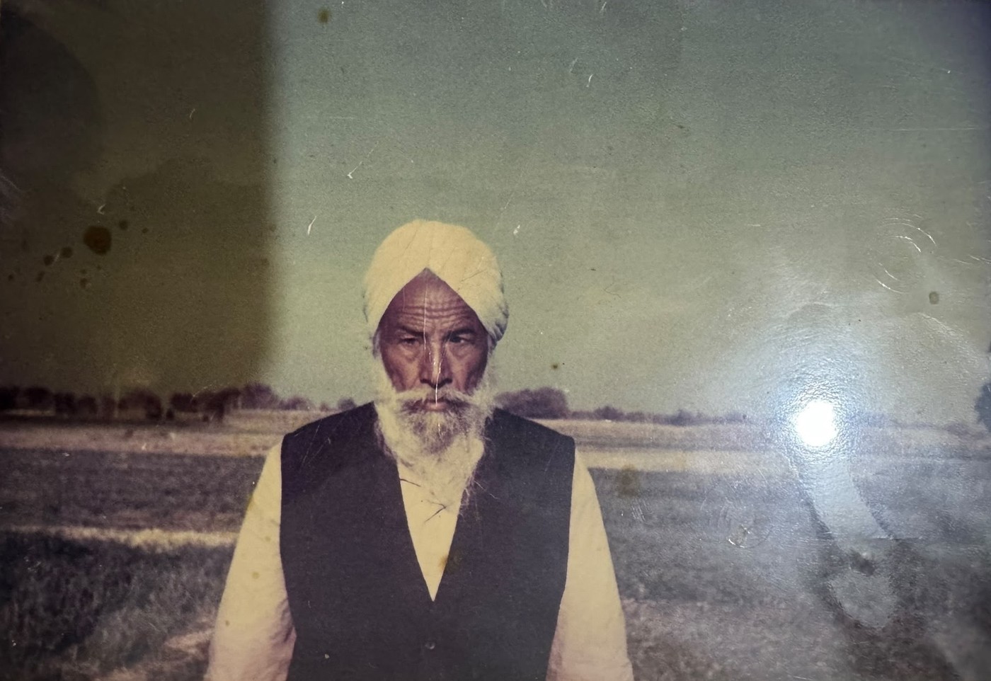 Chanda Singh Sandhu on the Phagwara farm