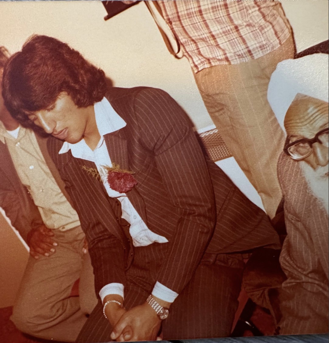 Santokh Sandhu with Chanda Singh Sandhu, 1979
